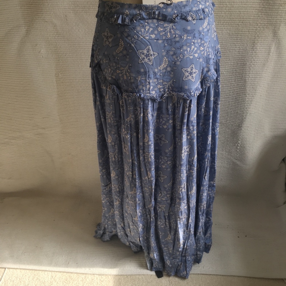 Spell LAST CALL! Skirt Sz L Peekaboo Maxi Mini - Picture 6 of 8